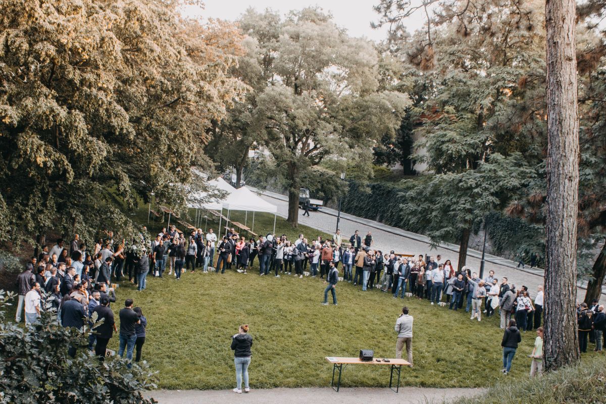 Team building at Vyšehrad